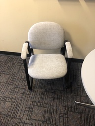 [#B8-154] Guest Chair Wood, Upholstered 