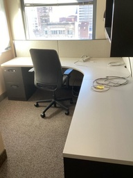 [#A2-110] L-Shape Steelcase Answer Cubicle