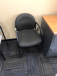 [#B8-156] Guest Chair Wood, Upholstered 