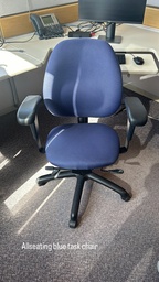 [#B13-86] Blue Task Chair