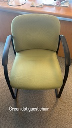 [#B8-36] Green Dot Guest Chair