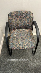 [#B8-43] Floral Guest Chair