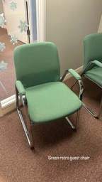 [#B8-61] Green Retro Guest Chair