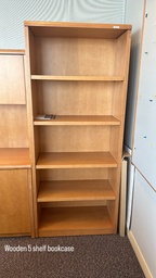 [#D4-74] 5H Wood Bookcase