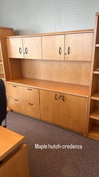 [#D5-75] Maple Hutch/Credenza