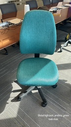 [#B13-5] High-back green task chair