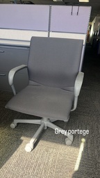 [#B13-10] Grey Steelcase Protégé Task Chair