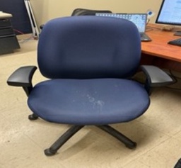 [#B13-16] Blue Office Chair