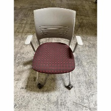 [#B8-60] Strive Nesting Cantilever Arm Chair,Uphol Seat