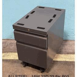 [#D16-116] Allsteel B/F Mobile Pedestal (15Wx23Dx22.50H)