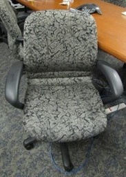 [#B13-22] Grey Patterned Task Chairs