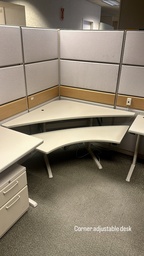 [#E9-6] Corner Adjustable Desk