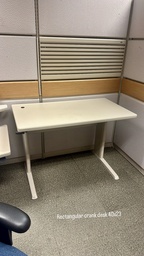 [#E10-7] Rectangular Crank Desk 40x23