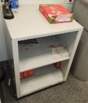 [#D16-9] Metal Mobile Printer Stand