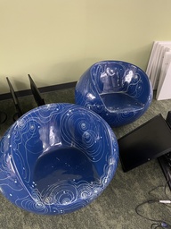 [#B2-33] Blue Chairs - Space Style