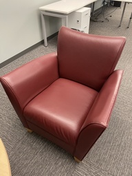[#B12-35] Burgandy Lounge Chairs