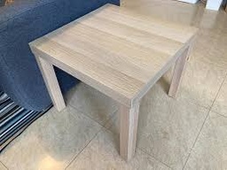 [#C11-26] Square Side Table (photo representation)