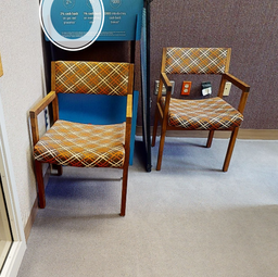 [#B8-5] Plaid Guest Chair