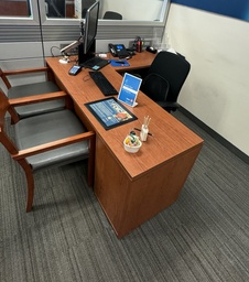 [#A3-6] Left Hand L-Shape Desk