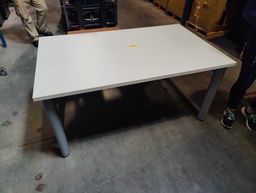 [#C19-64] White Top Tables - 36"X60"