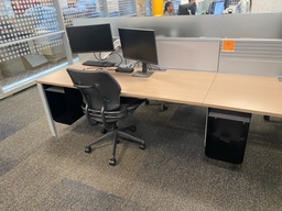 [#A1] Teknion: Pod of 6 Desks (must be grouped together, each desk is 28”x72”)