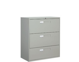 [#D8-125] 18"d x 36"w x 40.5"h, 3 Fixed Front Drawers, 9300P SERIES Filing Cabinet (photo representation)