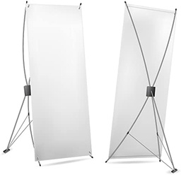 [#F5-135] Audible Blank Banner w/ Retractable Box &amp; Aluminum End Caps &amp; Case(photo representation)