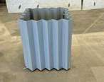 [#J5-232] 15 W X 15 D X 17 H Planter small (gray)