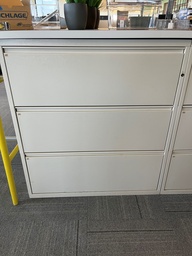 [#D8-12] LATERAL FILE - 3 DRAWERS - white
