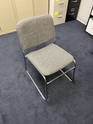 [#B8] Grey Guest Chair