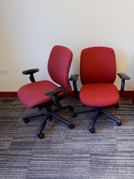 [#B13] Red Task Chair