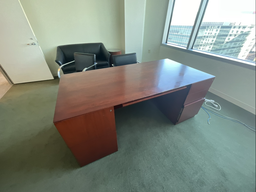 [#E4-141] Brown Desk