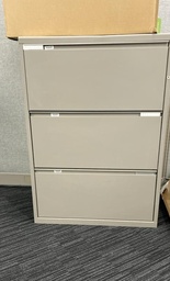 [#D8-12] Lateral File Cabinet - 3 High