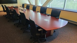 [#C7-44] Boardroom table - 20' long x 4' wide