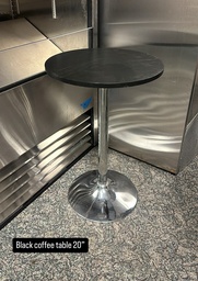 [#C3-6] Black Cafe Table