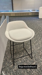 [#B1-45] Beige Keilhauer Stool