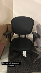 [#B13-69] Haworth Black Task Chair