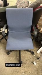 [#B13-95] Blue Rolling Chair