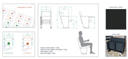[#B12] STRAIGHT SEATS: New (never installed) Poltrona Frau Auditorium Chairs. Seats are in pairs.