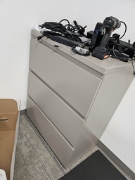 [#D8-4] 3-Drawer Haworth Lateral File Cabinet