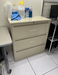 [#D8-119] Metal Filing 3' high horizontal 