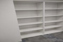 [#D4-3] Bookcase - 5 Shelf, White