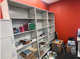 [#D4-13] Five High Metal Bookcase