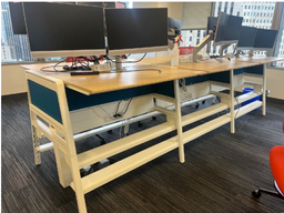 [#A1-14] Bar Height Benching (6) Person