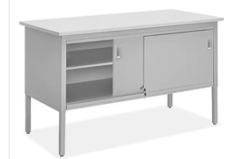 [#D5] Metal High Credenza with Doors (this is likely 64”H x 32”W) - representative photo