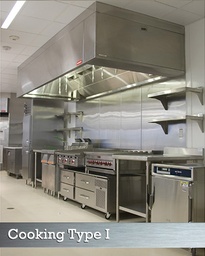 [#L1] Commercial Kitchen Hood	- STREIVOR - SAWCBO - 1256024 (representative photo)