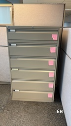 [#D12-74] 6-Drawer Filing Cabinet