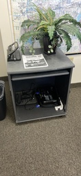 [#C11-86] Side Table w/ Storage