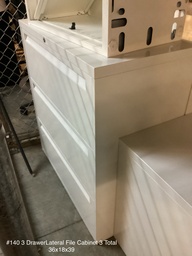 [#D8-140] 3-Drawer Lateral File Cabinet