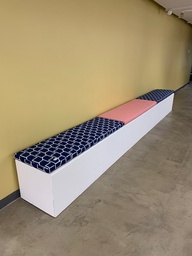 [#B11-12] Large White Bench